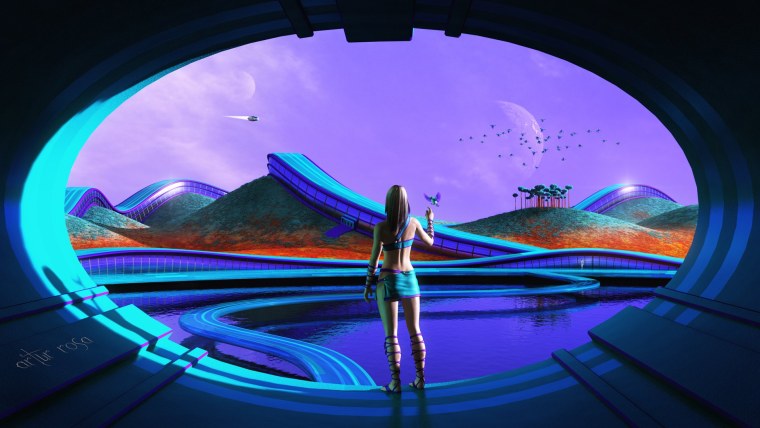 Футуристические девушки