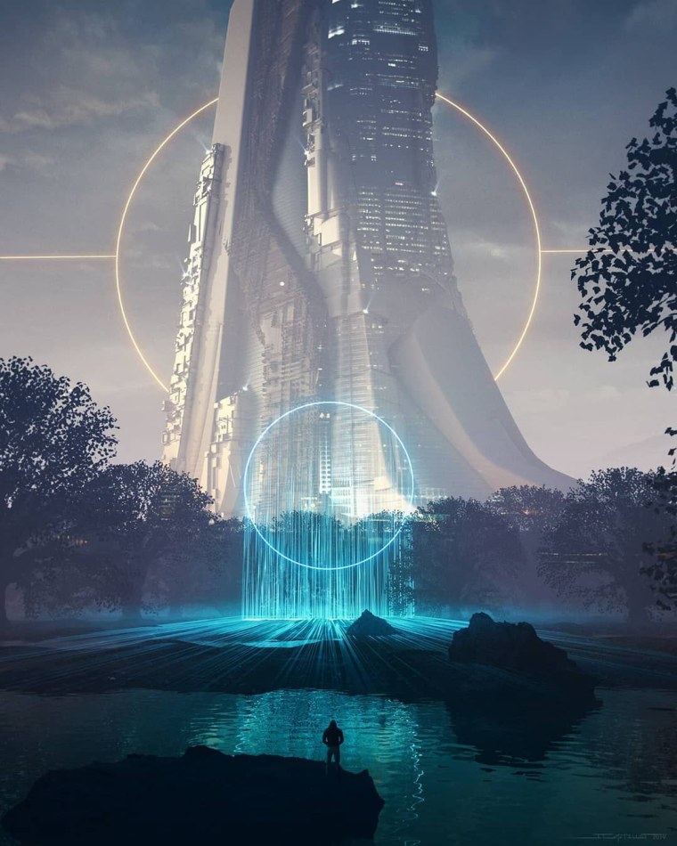 Футуристический пейзаж
