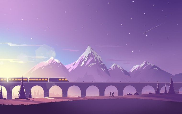 Минималистические пейзажи