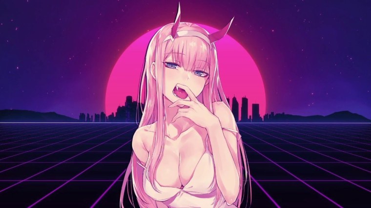 Ахегао Zero two обои