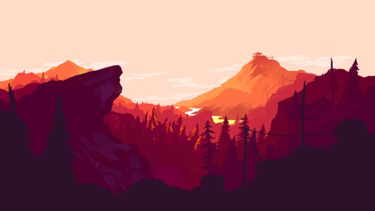 Firewatch пейзажи