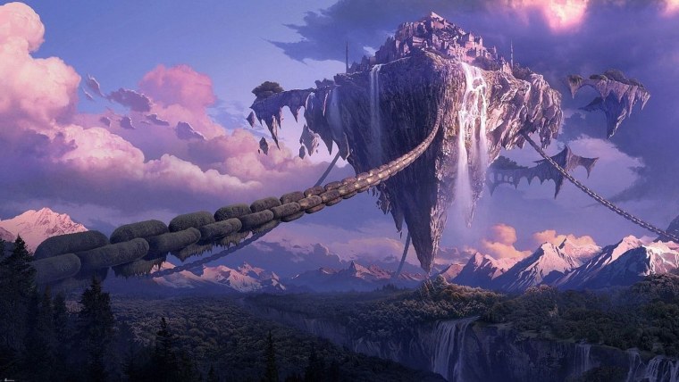 Летающий остров Геншин Импакт