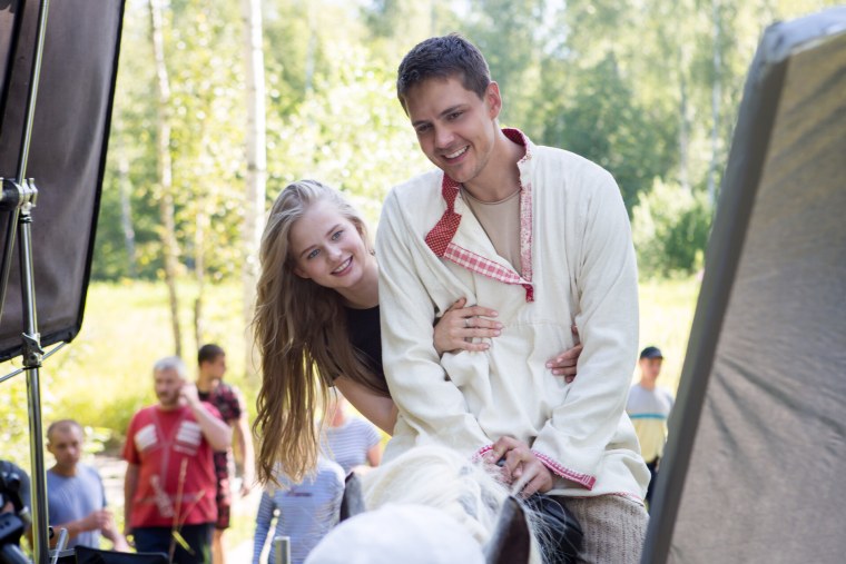 Милош Бикович холоп и Александра Бортич