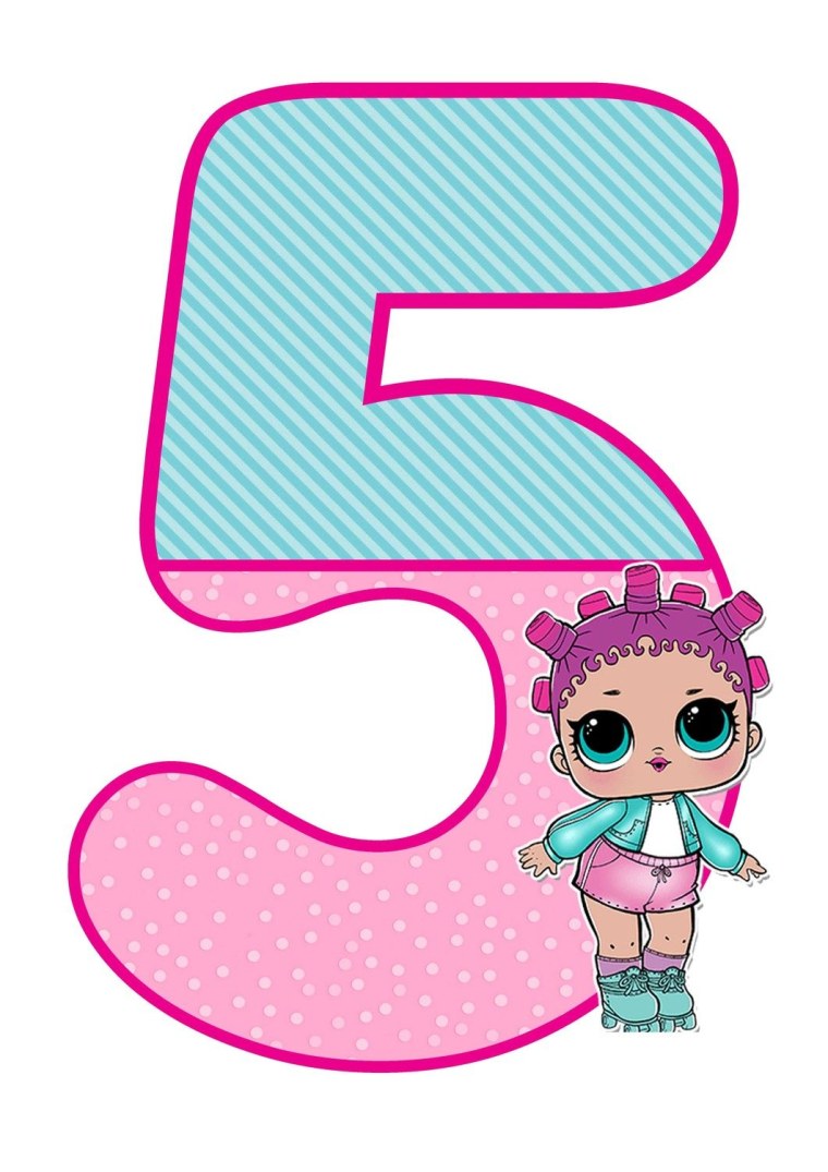 Цифра 5 кукла ЛОЛ