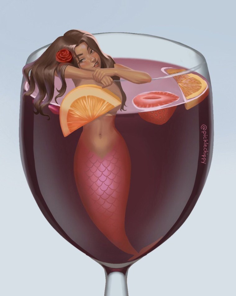 Девушка в рюмке