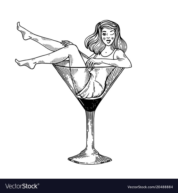 Девушка с бокалом