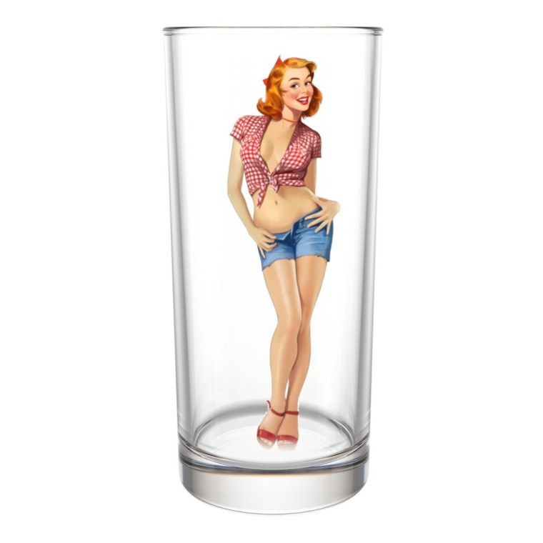 Набор стаканов 6шт 250мл арт.150-д (Pin-up girls)