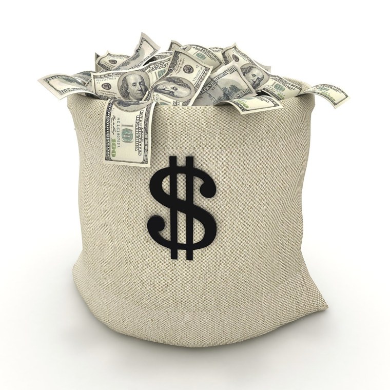 Мешок с долларами