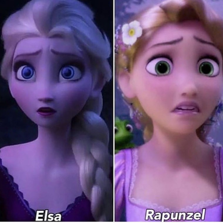 Эльза Анна и Рапунцель вместе
