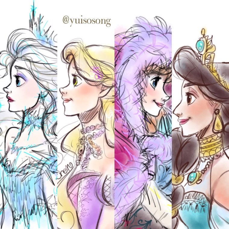 Рапунцель новая история Эльза Анна