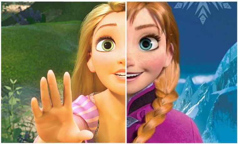 Рапунцель и Юджин в холодном сердце