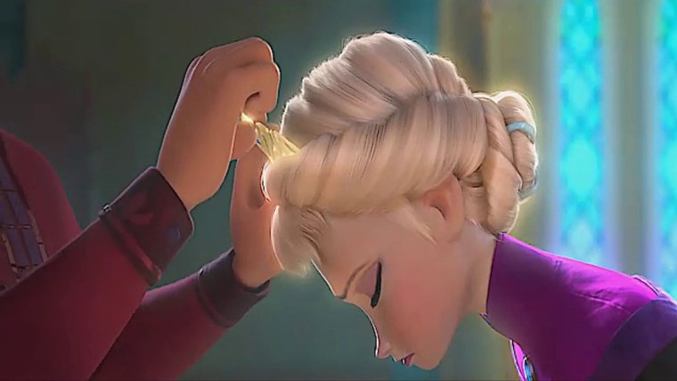 Холодное сердце 1 коронация Эльзы