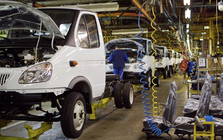 Горьковский автомобильный завод конвейер Газель