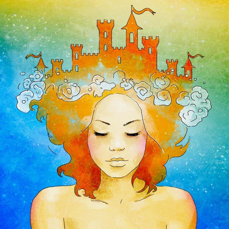 Позитивные мысли в голове