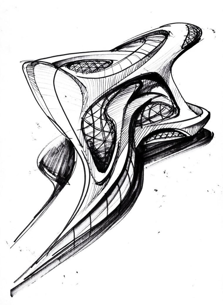 Заха Хадид архитектура Бионика