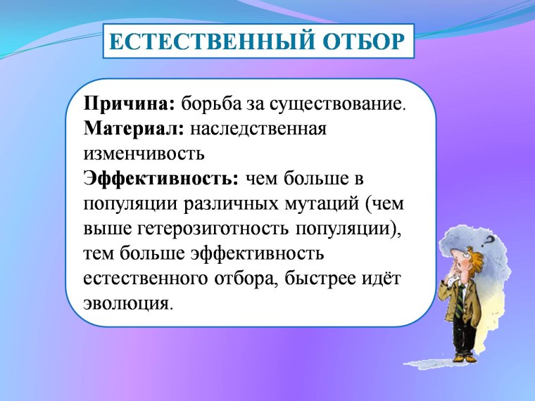 Эффективность естественного отбора