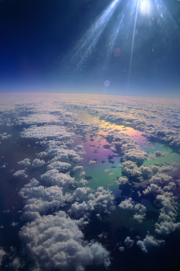 Вид с неба на землю