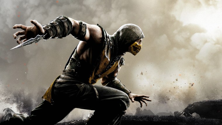 Скорпион Mortal Kombat x 4k