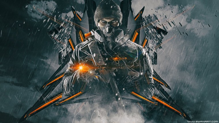 Красивый рабочий стол в стиле игр