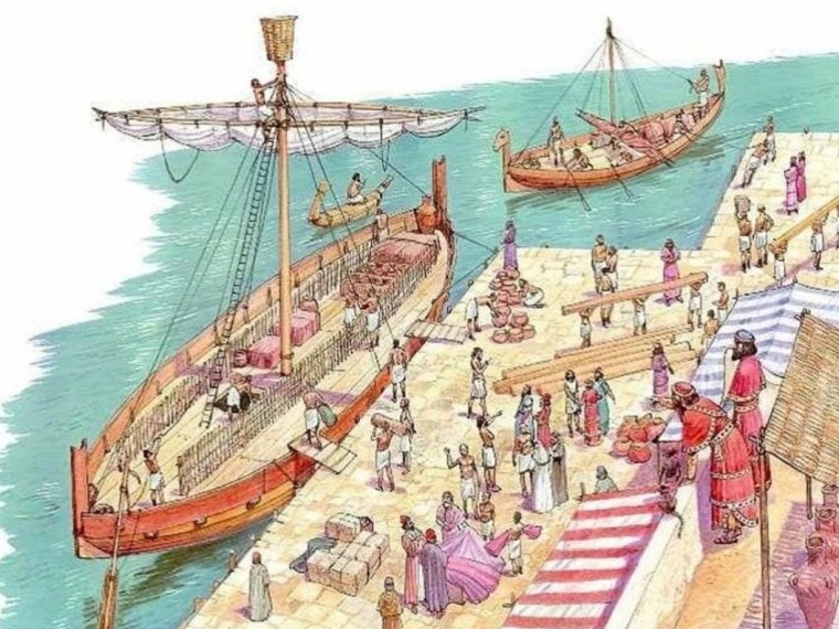 Финикия торговля древний мир