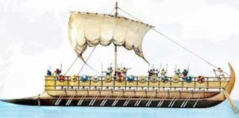 Древний Финикийский корабль