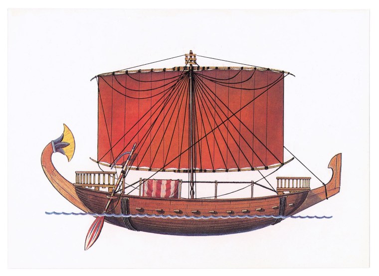 Торговый корабль финикийцев