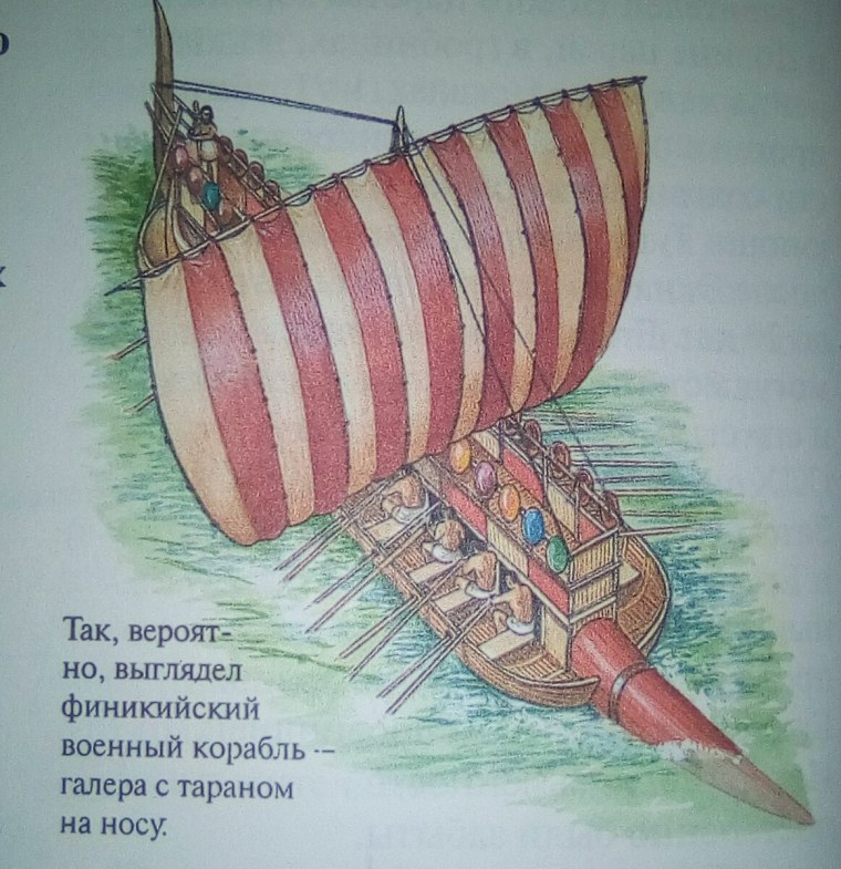 Корабли финикийских мореплавателей