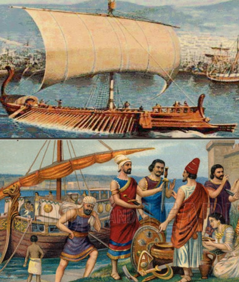 Финикийские мореплаватели пираты