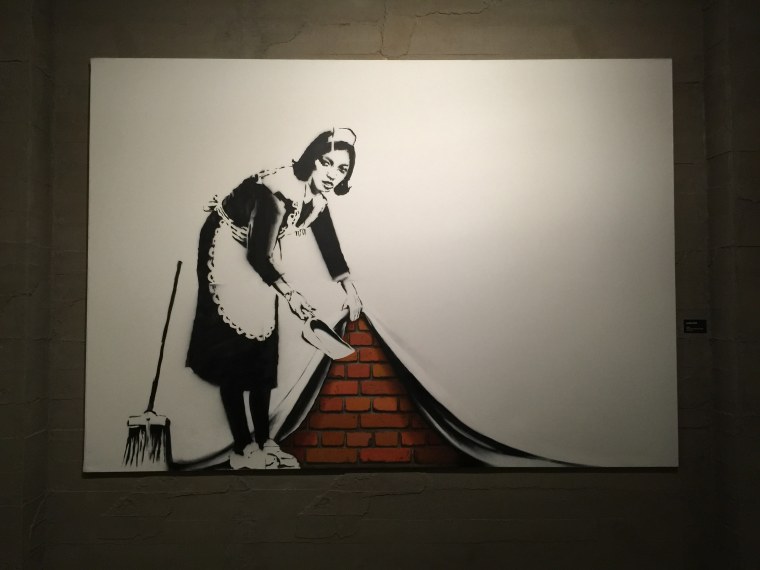 Английский художник граффити Бэнкси