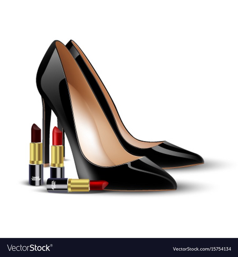 Клипарт туфли помада
