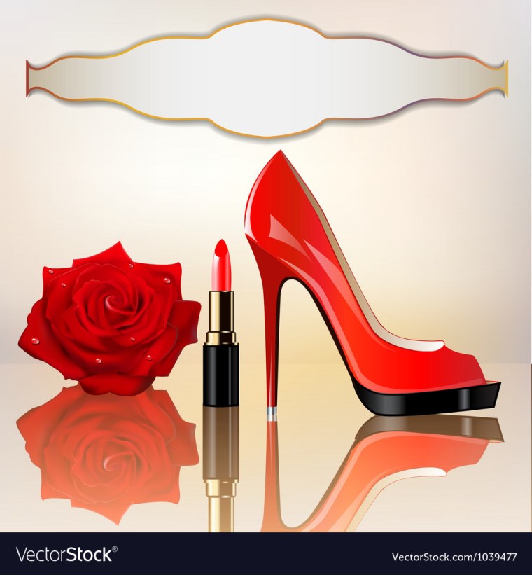 Каблуки и красная помада