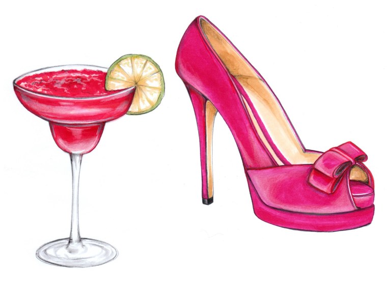 Туфли рисунок