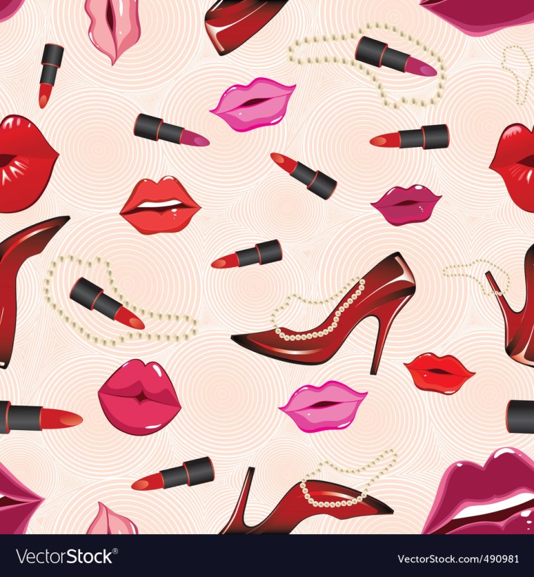 Ткань с помадами