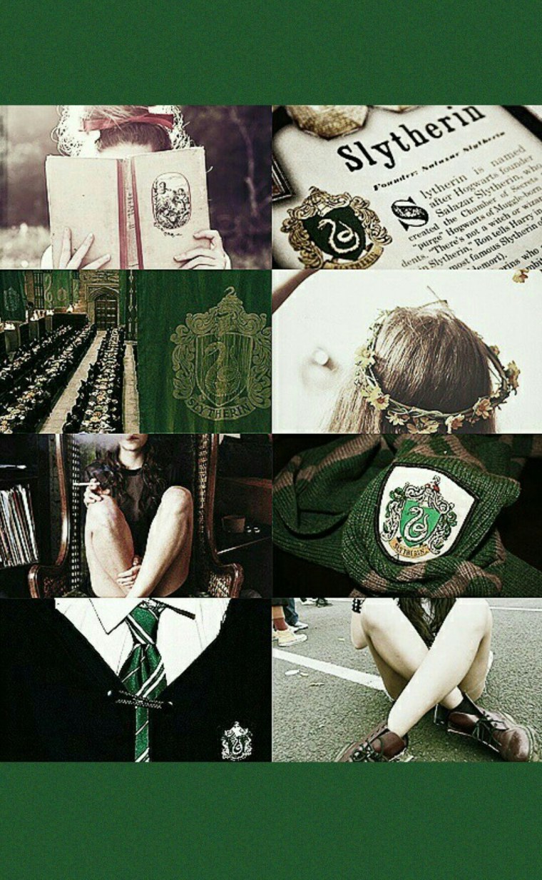 Эстетика Гарри Поттера Слизерин Хогвартс