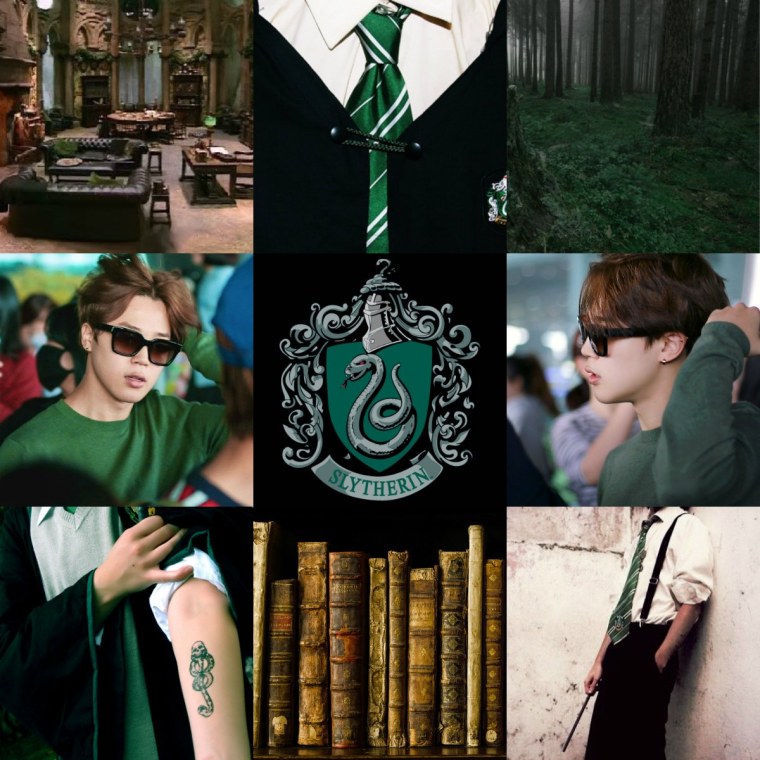 Гарри Поттер факультеты Слизерин арт
