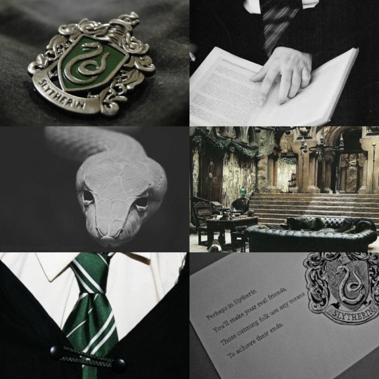 Эстетика Гарри Поттера Слизерин