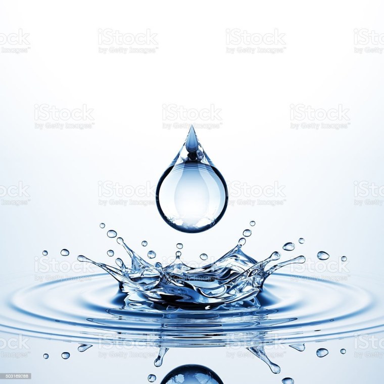 Капля упавшая в воду
