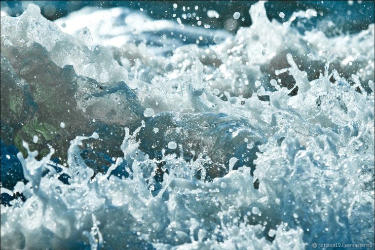 Морская пена брызги