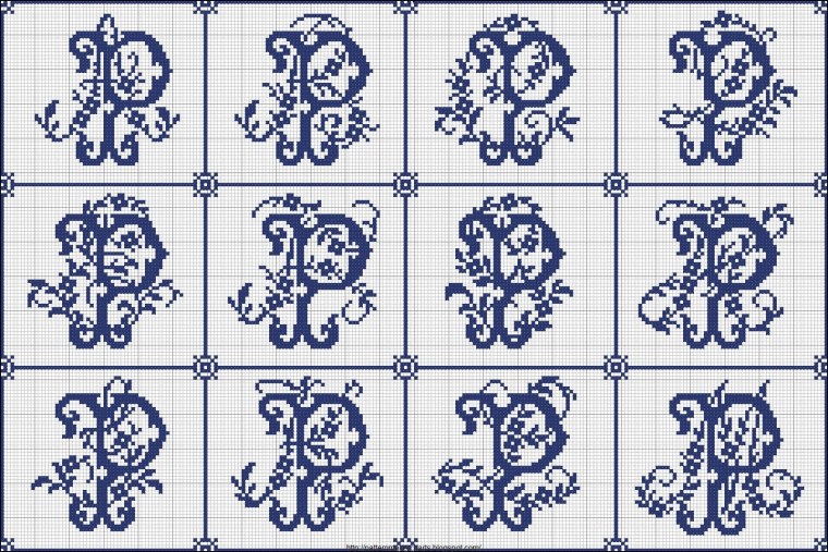 Вытыканка латинский алфавит