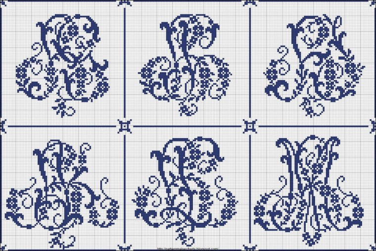 Вышивка Монограммы