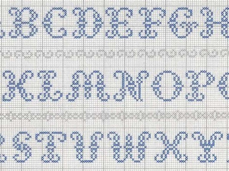 Буквы вышивка крестом схемы имена
