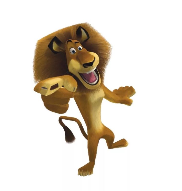 Мадагаскар мультфильм Лев