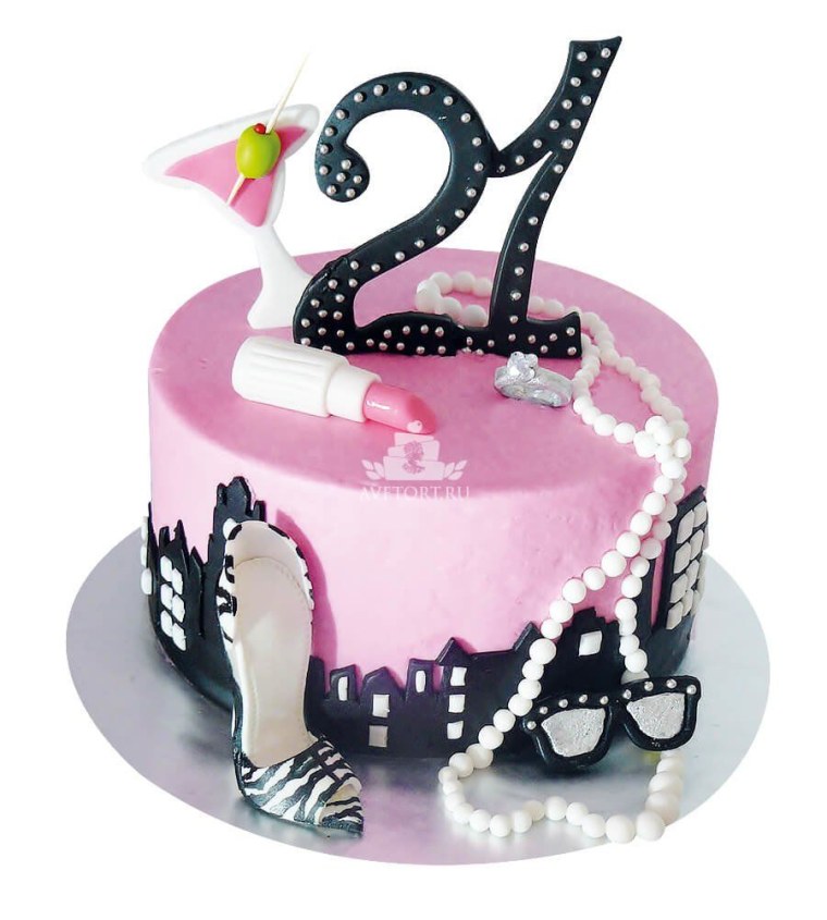 Торт на 21 год девушке