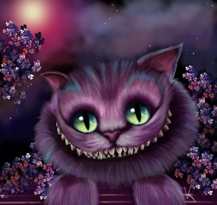 Алиса и кот Чешир в стране чудес