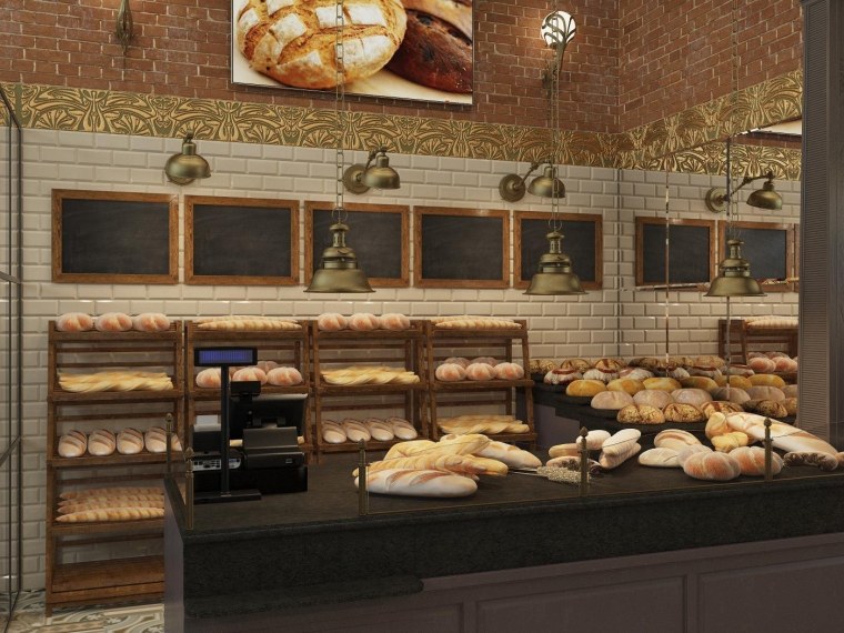 Интерьер мини пекарни