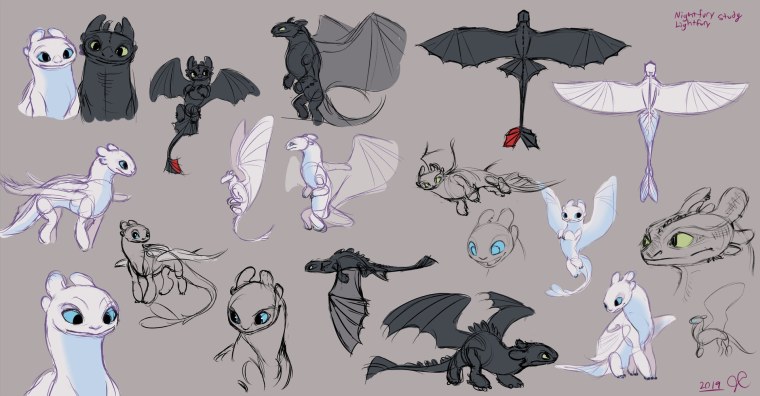 Дракон фурия референс