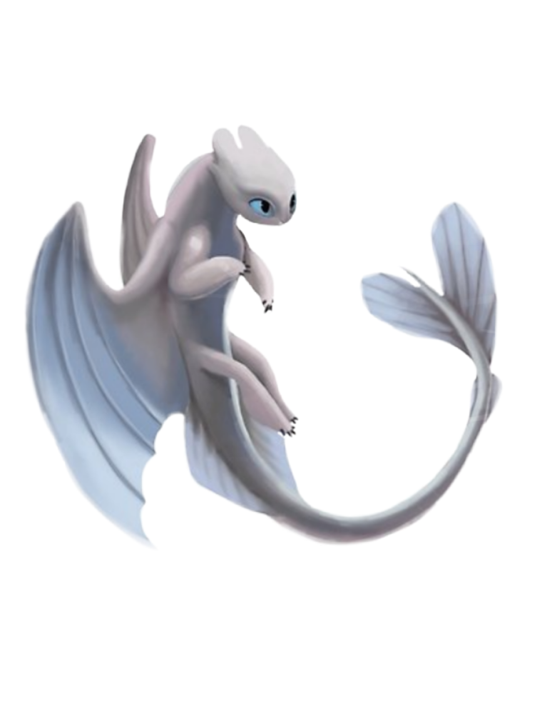 Дневная фурия на белом фоне