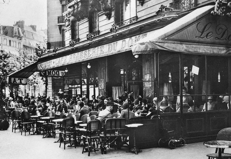 Париж кафе Монпарнас