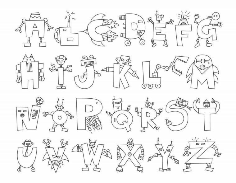 Греческий алфавит раскраска