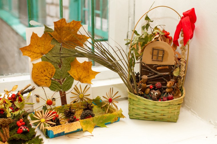 Осенние поделки в сад